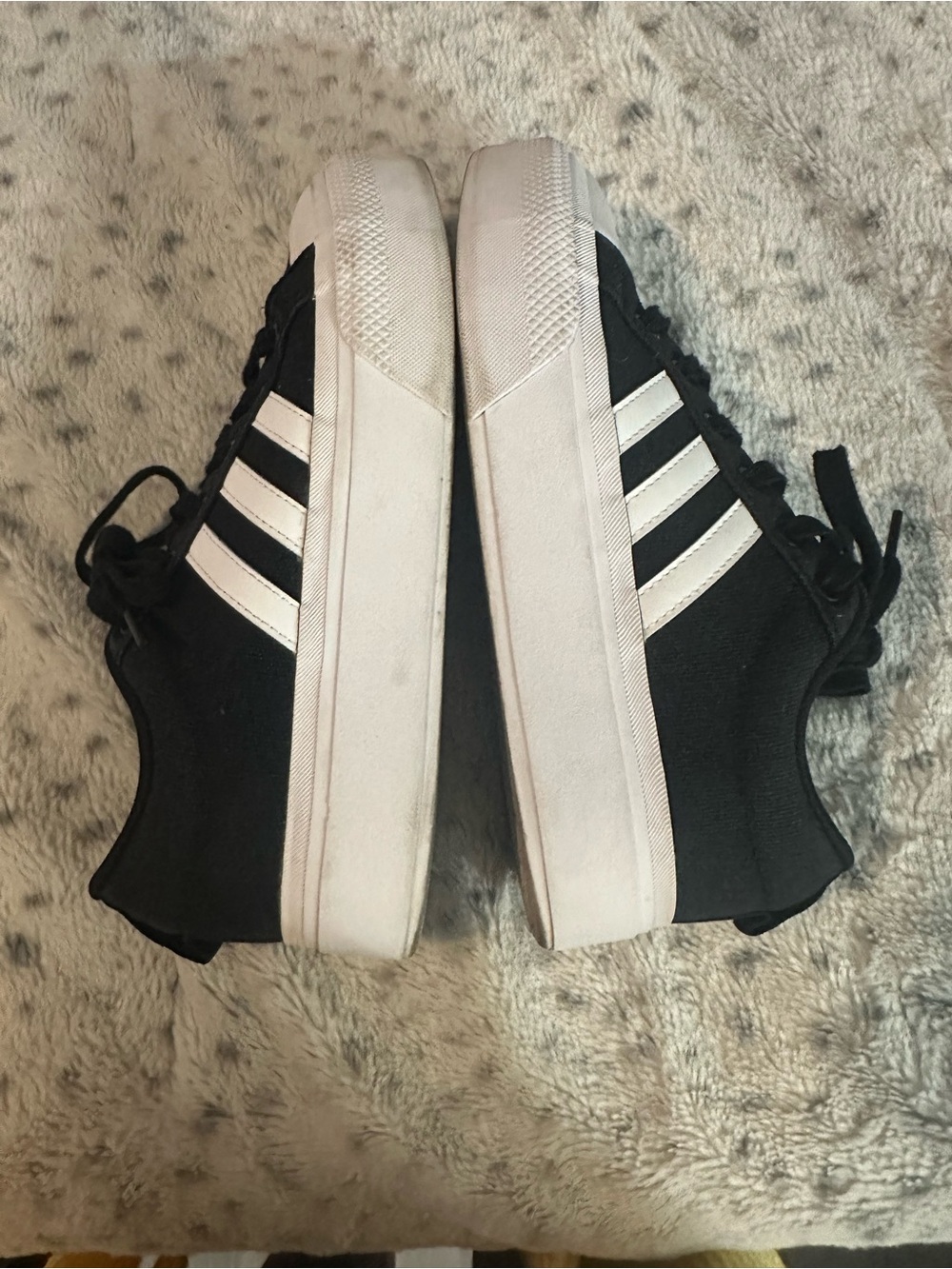 adidas Black and White Low-Top Sneakers EUC - Picture 3 of 8